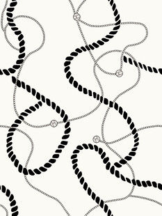 黑白螺旋线条抽象图案