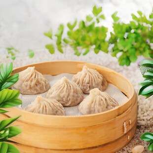 竹笼里的美味传统灌汤包