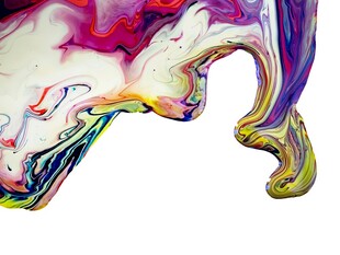 色彩交融的梦幻流体艺术