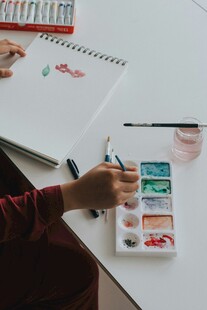 水彩创作进行中