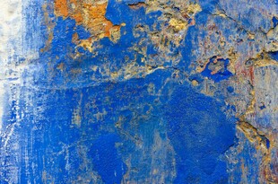 抽象蓝色纹理艺术画作