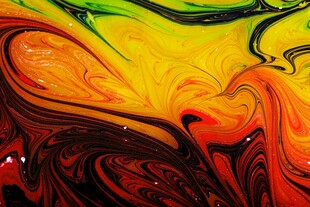 绚丽多彩流体艺术图案