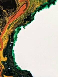 流体艺术抽象色彩图案