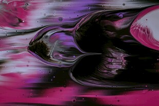 梦幻抽象流体艺术画面