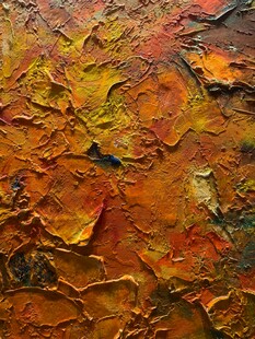 抽象油画纹理艺术作品