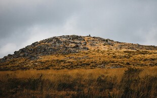秋日山丘景色