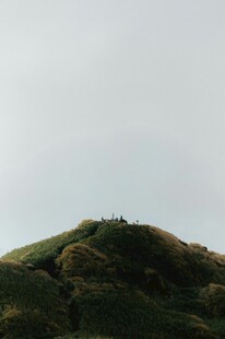 绿意盎然的山丘