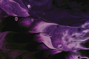 梦幻紫色流体纹理画面