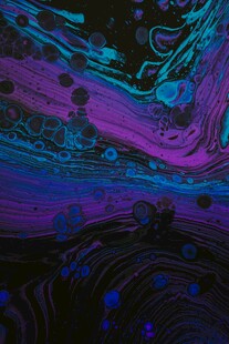 梦幻炫彩流体艺术图案
