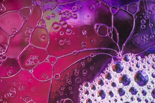梦幻水彩纹理艺术画面
