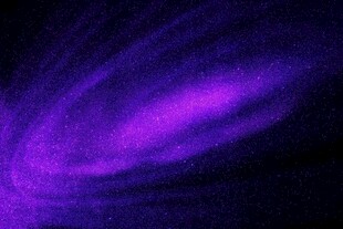 紫色旋涡星系