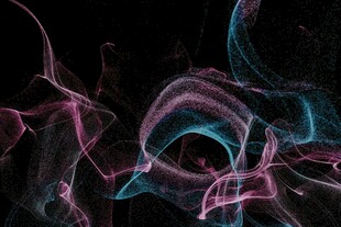 梦幻炫彩烟雾抽象艺术图