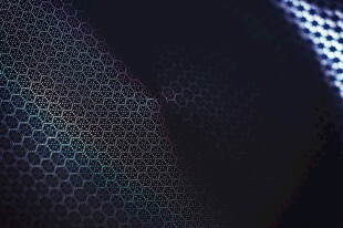 黑色六边形纹理布料