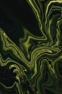 流动绿纹抽象艺术背景