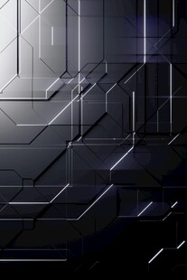 科技感几何线条深色背景图
