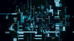 科技感数字矩阵背景图