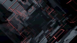未来感科技风建筑场景