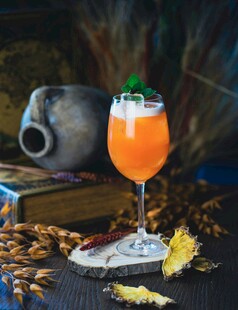 秋季特调鸡尾酒摆拍
