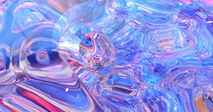 梦幻炫彩机器人艺术画面