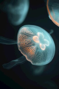 梦幻水母特写