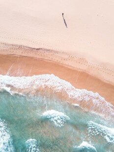 沙滩海浪美景