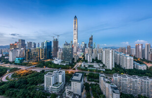 深圳城市天际线壮丽景观