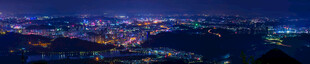 城市璀璨夜景