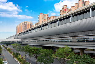 城市高架轨道交通景观