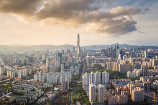 城市天际线 繁华都市景观