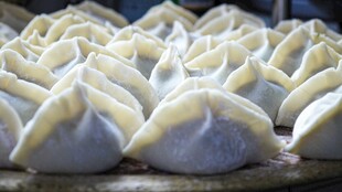 手工制作的美味饺子
