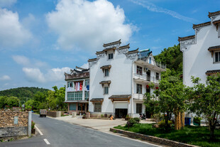 江南风格民居街道景致
