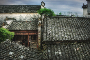 古村落屋顶景致