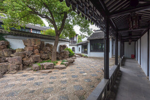 中式庭院古朴景致
