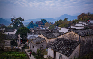 古朴村落风景