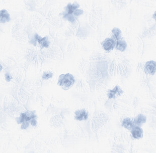 扎染蓝白花卉图案布料纹理
