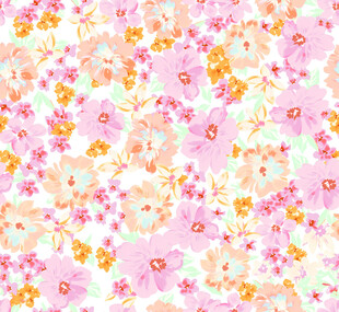 粉色花卉图案背景纹理