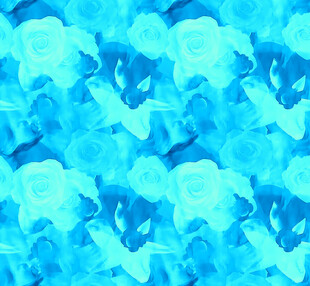 扎染蓝色水彩风抽象图案纹理