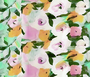 清新花卉图案背景图