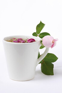 玫瑰花养生茶饮品图片