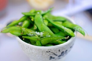 碗中鲜嫩甜豆