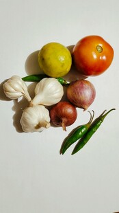 多彩新鲜蔬菜组合