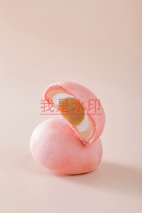 粉嫩桃子造型美妆蛋