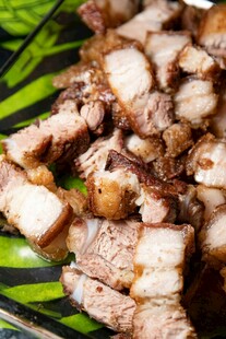 美味切块烤肉