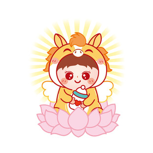 小马宝宝插画卡通