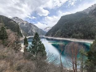 美丽山水湖景自然风光图