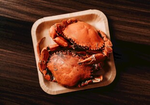 盘中美味大螃蟹