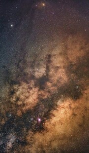 梦幻星空夜景