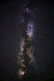 璀璨银河夜空美景