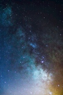 璀璨星空银河壮丽景象