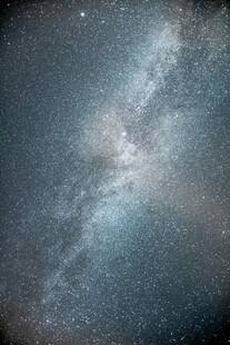 璀璨星空下的神秘银河系